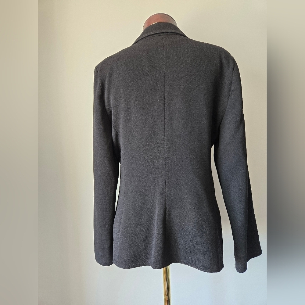 BESTINI PARIS  Black Embroidered Blazer. Size 3 - Picture 6 of 13